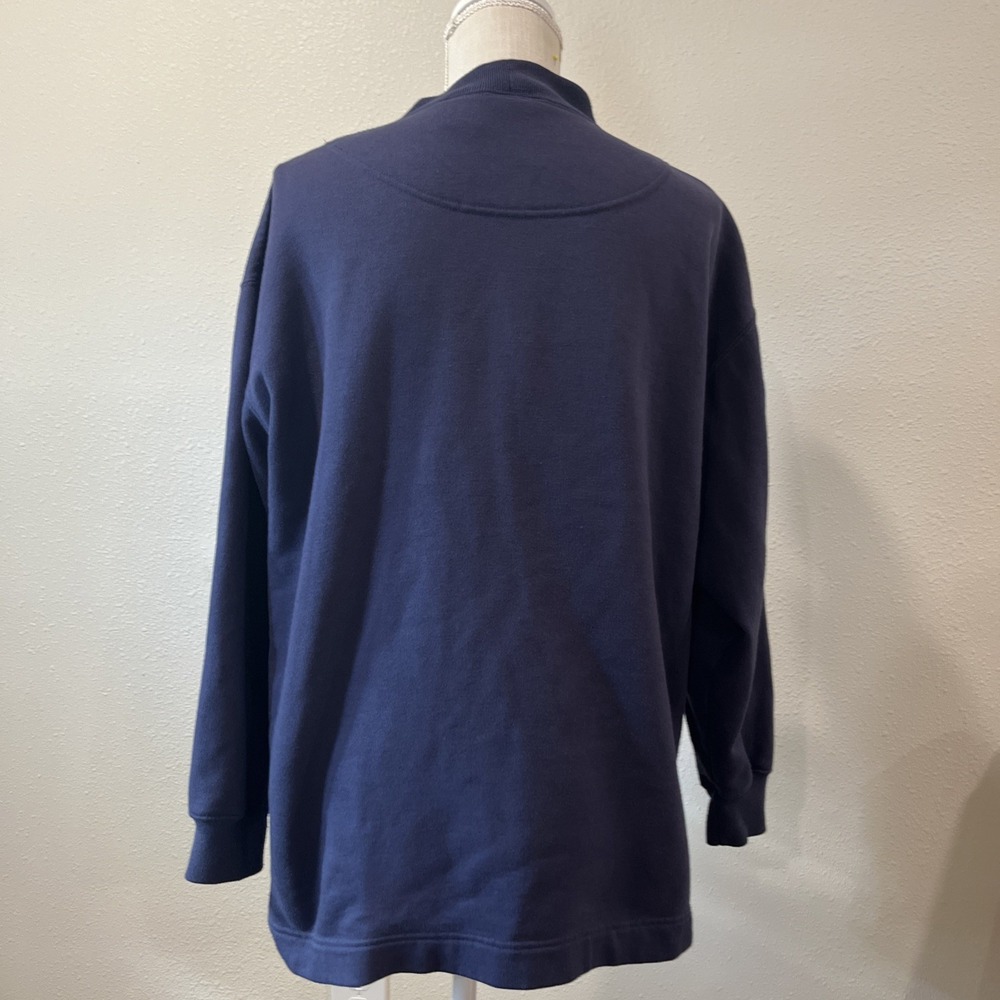 Vintage USA Olympic Cardigan Adult Medium Navy 90s JcPenney Button Sweater Comfy - Picture 5 of 8